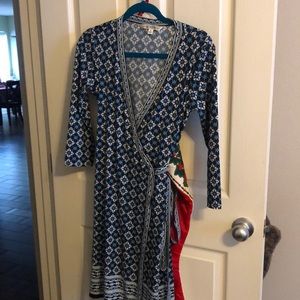 Max studio business wrap dress
